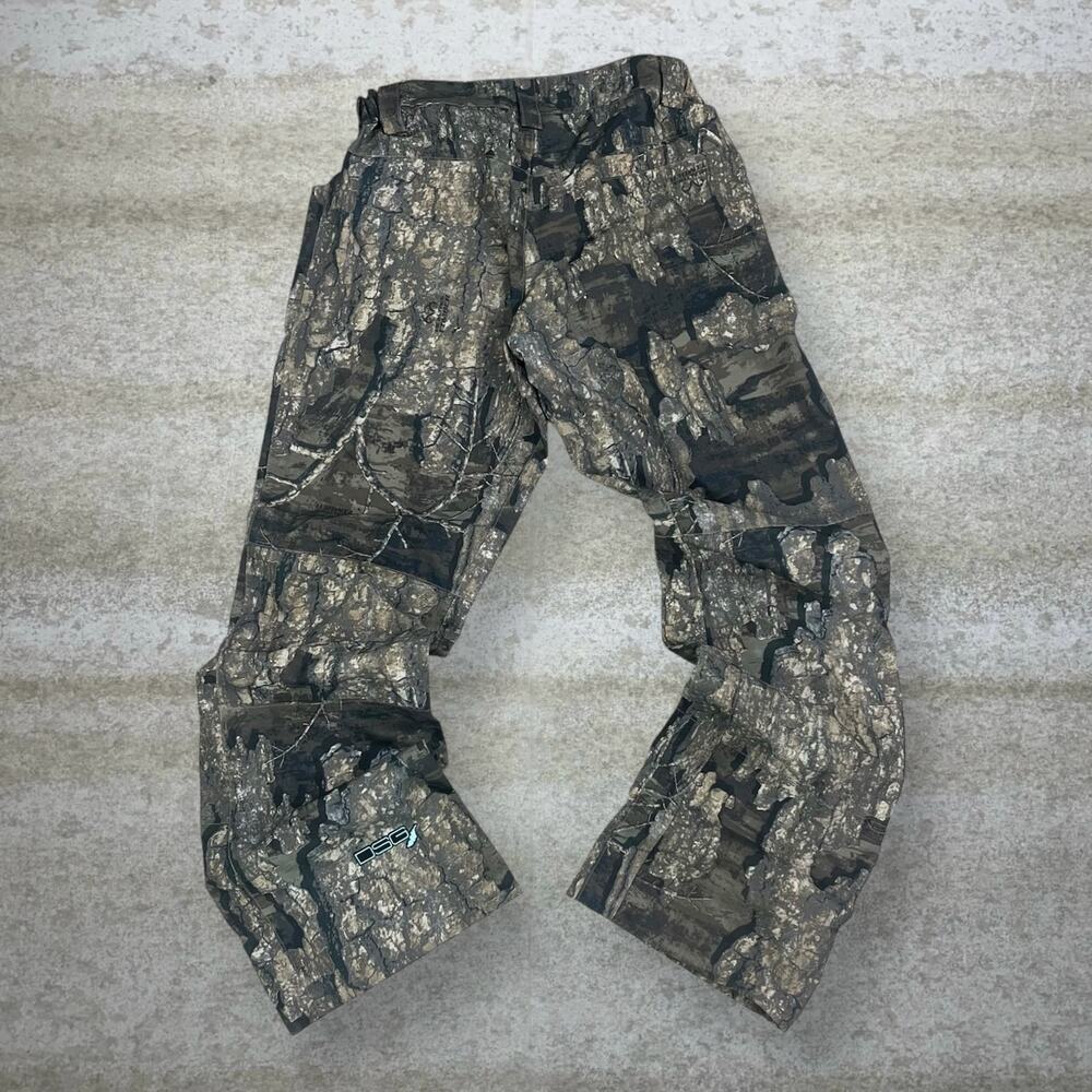 Vintage 90s Realtree Tactical Pants Womens XS Baggy Wide Leg Hunting Camo Cargos